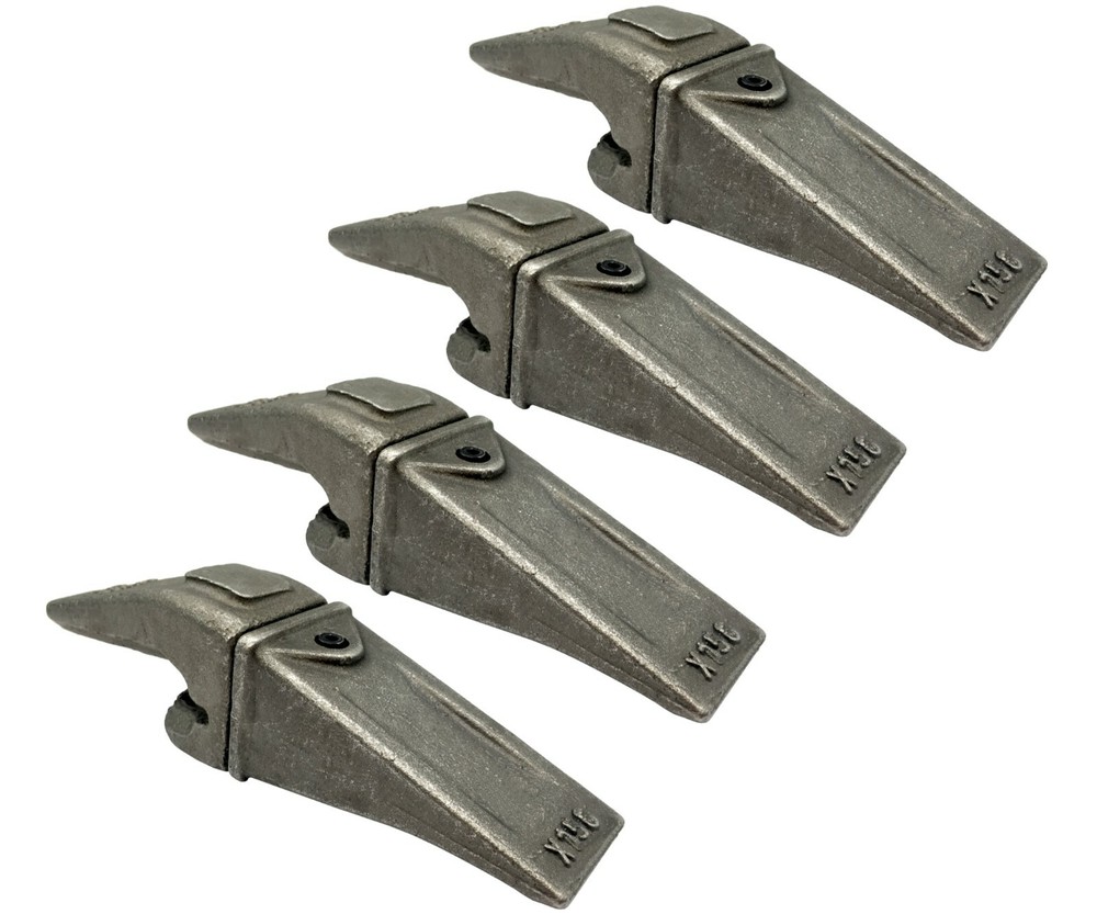 4 Mini-Excavator Shank, Tooth & Pin Assemblies, 5/8″ Lip – 230X156, X156S, P156