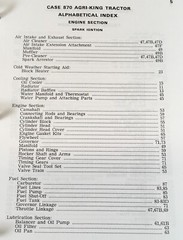 Case 870 Tractor Service Manual Parts Catalog Operators Owners Set SN 8736001-Up