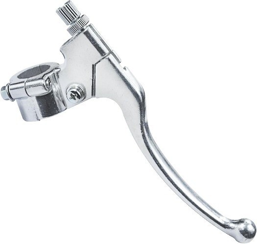 Left Clutch Brake Lever Perch, 22mm (7/8″) Silver, for Mini Bike Color: Silver