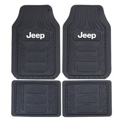 Plasticolor Jeep Weatherpro 4 Piece Floor Mats Set And Car Truck Suv Black Grip