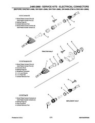 Variable Chamber Round Balers Service Parts Manual Gehl 2480 2580 26802 780 2880