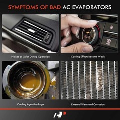 A-Premium AC Evaporator Core Compatible with Honda Civic 2001-2005 1.7L, Civi…