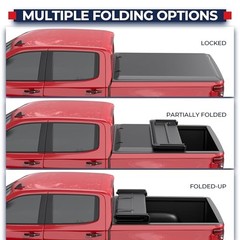 MOSTPLUS Trifold Hard Tonneau 5FT Chevy Colorado