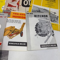 Lot of Vintage 1950s-60s Farm Equipment Brochures Minneapolis Moline Ford
