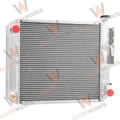 4-Row Aluminum Forklift Radiator For Hyster Yale Models AT Part # 1329169