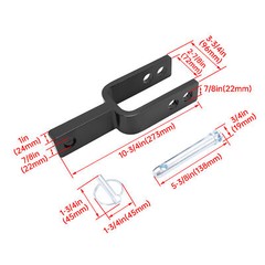 3 Point Versatile Quick Hitch Adapter Bracket Fit for Category 1 Quick Hitch
