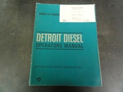 Detroit Diesel Series 53 Engines Operators Manual 6SE337 4-70