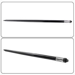 1PCS For Tractor 49″ Square Hay Spike Bale Spear Wide Tine Spike Skid Conus