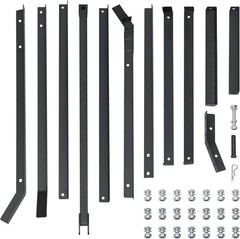 Heavy Duty 90 Inch Steel Driveway Drag Harrow – Adjustable Tow Behind Grader