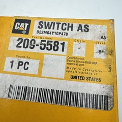 Caterpillar 209-5581 Solenoid Valve Switch CAT 2095581 Genuine OEMFree Shipping