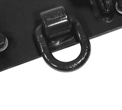 5-1/2″x22″ Black Tractor Bucket Grab Hooks Bolt 2″Hitch Receiver for Deere 1025R