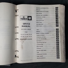 Terex 72-21, 72-21S, 72-31, 72-31S, 72-41 72-51 Loader Service Repair Manual OEM