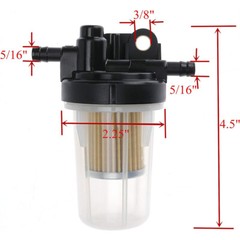 Fuel Filter Assembly and 2pcs Filter For Kubota B-Series 6A320-58862 6A320-58830