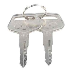 2PCS 787 Ignition Keys for Komatsu Excavator Dozer Backhoe Loader Equipment