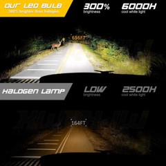 2X Super Bright LED Light Bulbs For JD Deere 7630, 7720, 7730, 7820, 7830, 7920