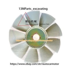 For Volvo Ec240b Fan Blade D7d/d7e Engine Fan Blade 4-hole 9-blade Excavator