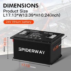 24V 150Ah LiFePO4 Lithium Battery for JLG R6, 6RS, 10RS, 1932RS, 1532E2, 1930ES