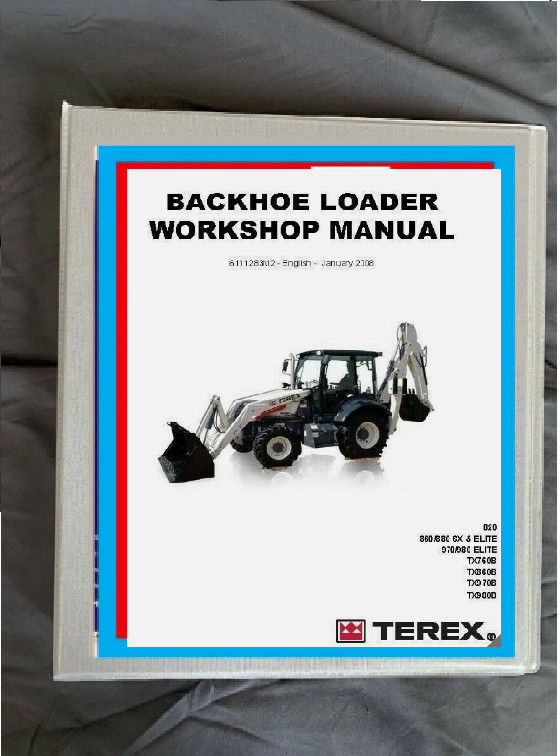 760 Backhoe Tractor Service Manual TEREX 760 820 860 970 980 SX ELITE FREE SHIP