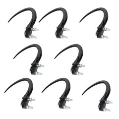 Hay Accumulator Hook Set 8PC – 9″ Steel Grapple Hooks w/ 1.625″ Bolt Holes for B