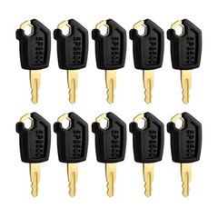 10 Piece Heavy Equipment Key Set 5P8500 For Caterpillar Skid Steer And Backhoe