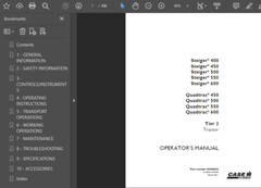 CASE IH 500 STEIGER TRACTOR MANUAL OPERATORS SERVICE SHOP ENGINE REPAIR PDF USB