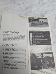 THE CHEVROLET TURBO HYDRA MATIC DIAGNOSIS AND IN CAR SERVICE MANUAL