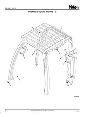 Service Parts Manual Fits Yale Forklift GLP050LX(A974)