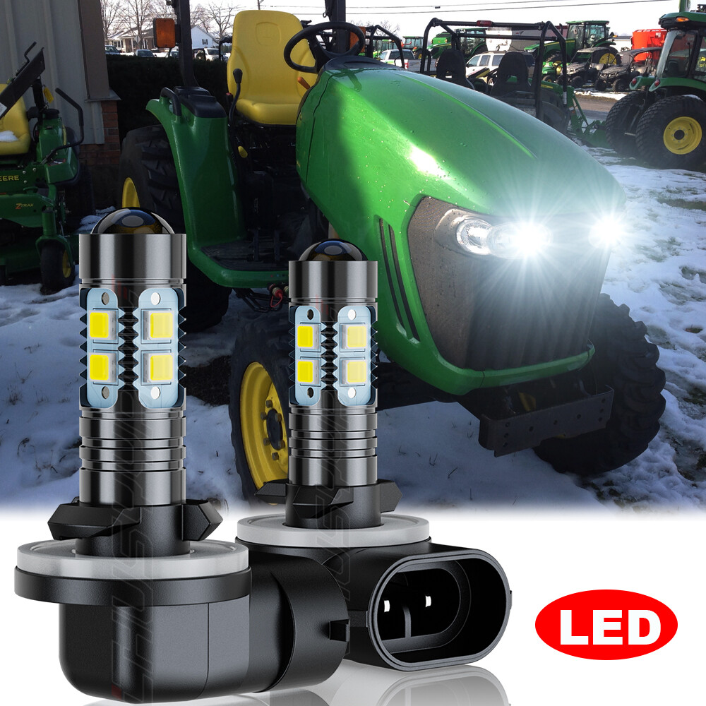 2 Super Bright LED Headlamp Bulbs for Polaris ATV 2013 SPORTSMAN 400 HO 4X4: USA