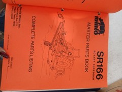 Rhino Parts Catalog Operator Manuals Binder GR60, GR72, GR84, SR166, RC12, E-60