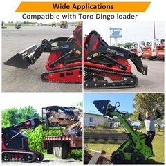 Heavy Duty Mount Plate – 1/4″ Quick Attach,1/2″ Thick Inser for Mini Skid Steer