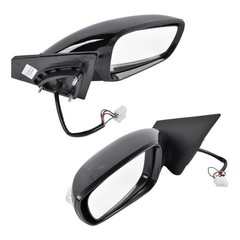 2x Power Mirrors Manual Folding & Heated & Turn Signal Fit for Hyundai Sonata 2.
