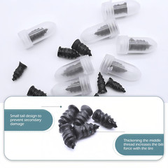 60PCS Car Vacuum Tire Repair Nail Rubber Screw Nails+ Screwdriver