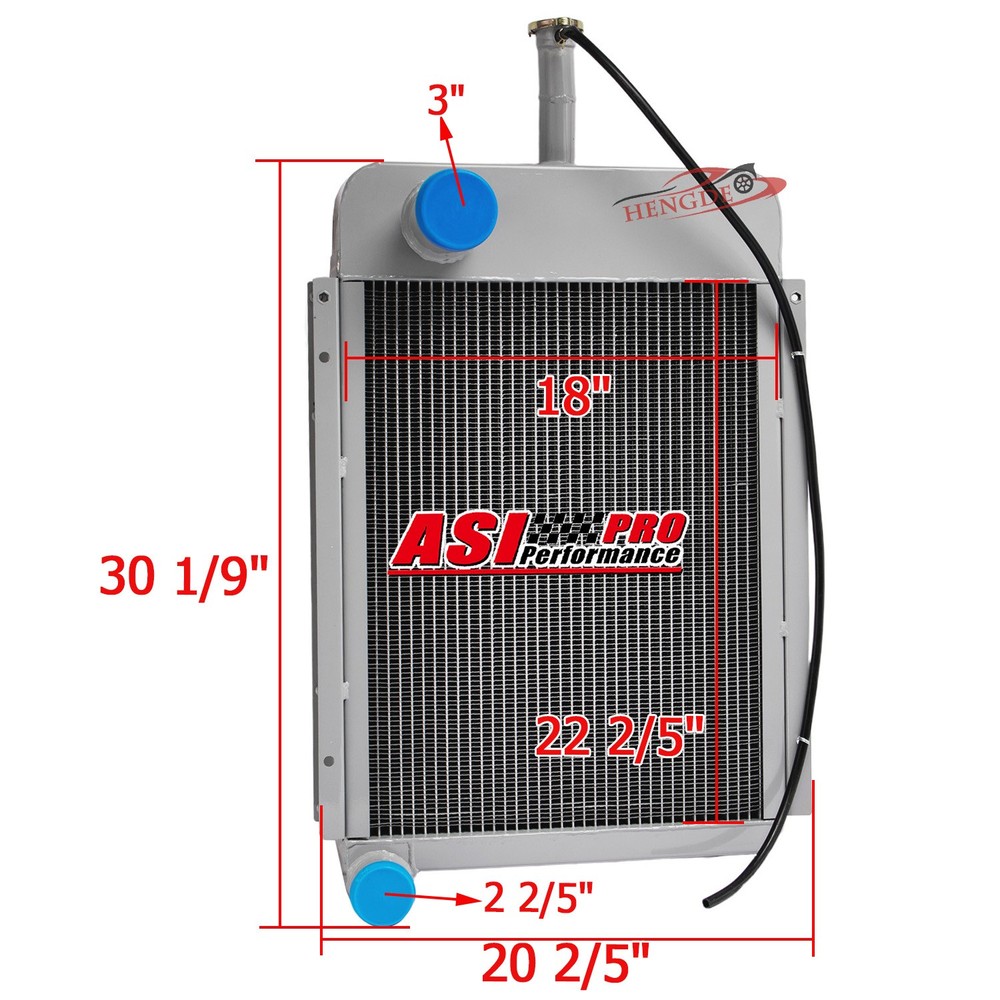 4 Row 70mm Aluminum Radiator Fits For Tractor Case IH 930 Comfort King A33459