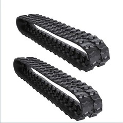 2 Pack 180x60x35 Tear-Resistant Rubber Tracks for Mini Excavator Replacement