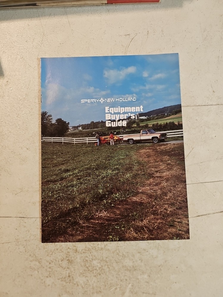 Vintage 1979 SPERRY NEW HOLLAND EQUIPMENT BUYER’S GUIDE