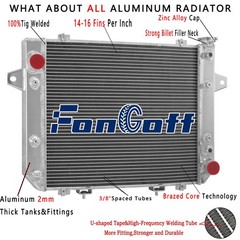 4 Row Radiator Fit 2012+ Doosan Daewoo Forklift G20P-5 GM 3.0L LP 44021100010 US