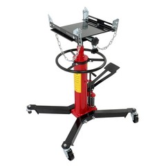1322-1660lbs Capacity Hydraulic Transmission Jack 2 Stage Adjustable Telescoping