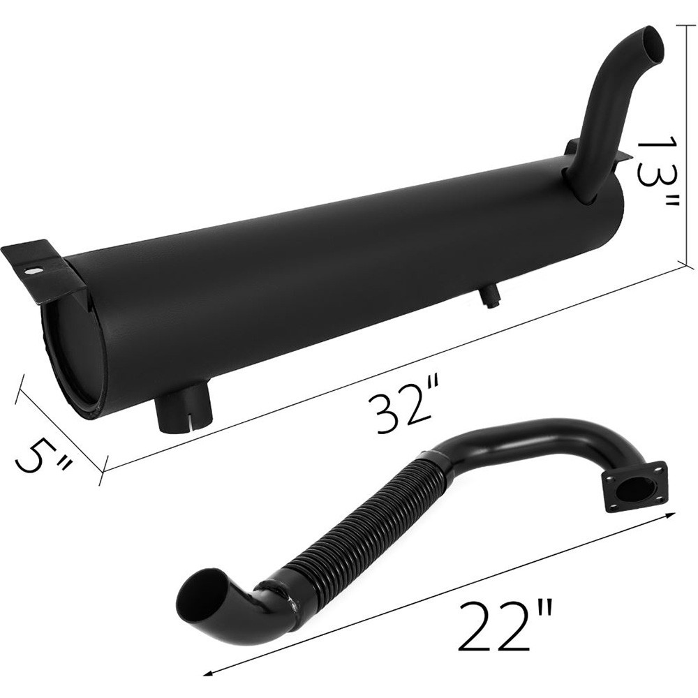 6671667 Muffler & Pipe Fits Bobcat 751 753 763 773 7753 S130 S150