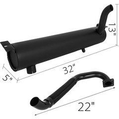 6671667 Muffler & Pipe Fits Bobcat 751 753 763 773 7753 S130 S150