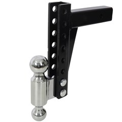 Adjustable Dual Ball Mount 2″ & 2-5/16″ Balls, 12,000 lb & 10,000 lb Towing C…