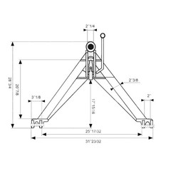 S.110168 Quick Hitch: A-Frame Designed System (Fits CAT.1)