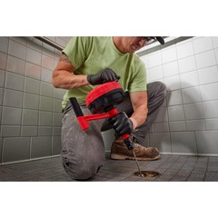 Milwaukee 48-2-57-60 25′ Dual Grip Hand Auger w/ Quick Switch Cable Lock