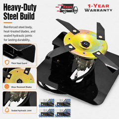 Hydraulic Grass Cutter Mower Attachment For 1-1.5ton Mini Excavator Attachment