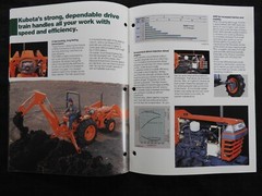 GENUINE 1990-93 KUBOTA L2650DT L2950DT L3450DT L3650DT TRACTOR CATALOG BROCHURE