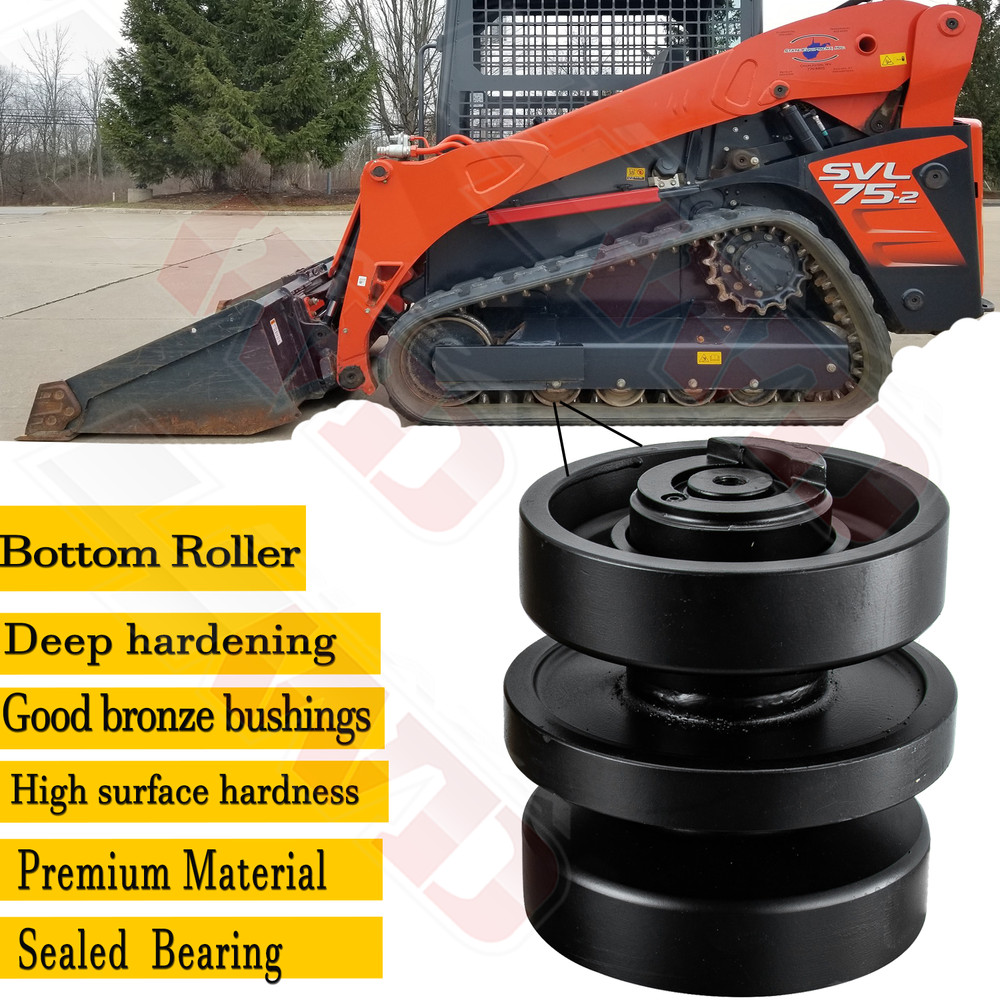 Bottom Roller For Kubota SVL75-2 SVL65 SVL75 SVL90 SVL95 SVL97 SVL97-2 SVL75-2C