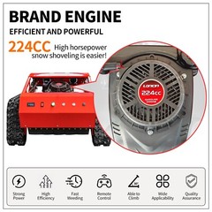 Robot snow blower lawn mower sale remote control lawn mower, crawler snow shovel