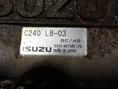 1997 Isuzu C240 Diesel Engine GOOD RUNNER! VIDEO! C-240 Truck Sweeper