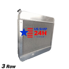 OE# AT129141 AR5704 Aluminum Radiator Fits John Deere 210C Backhoe 482C Forklift