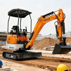 600mm Tilting Bucket for 1-2 Ton Mini Excavator Digger Attachment free shipping