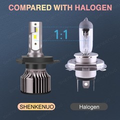 Pair High/Low Beam Bright 6000K LED Bulbs for JD Deere 1023E, 1025R,1026R, 2025R